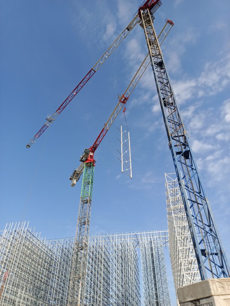 Baufortschritt Hochregallager