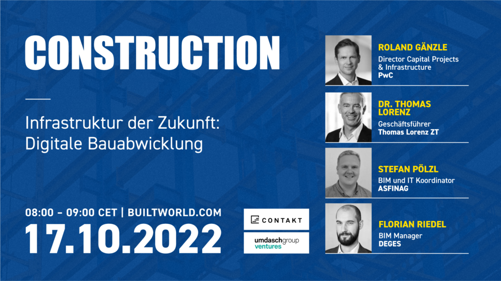 Paneldiskussion „Digitale Bauabwicklung bei Infrastrukturprojekten der Zukunft“