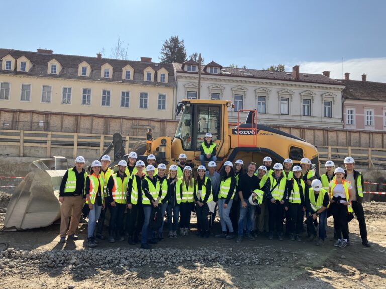 TLo-Team auf der Baustelle GCP © Thomas Lorenz ZT GmbH