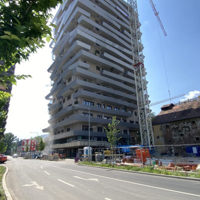 Reininghaus „Green Tower“ in Fertigstellung