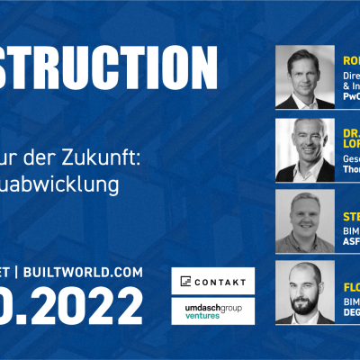 Paneldiskussion „Digitale Bauabwicklung bei Infrastrukturprojekten der Zukunft“